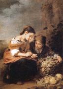 Bartolome Esteban Murillo The Little Fruit Seller oil